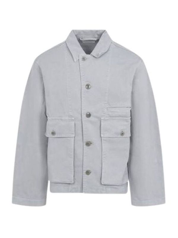 Snowy Boxy Cotton Jacket