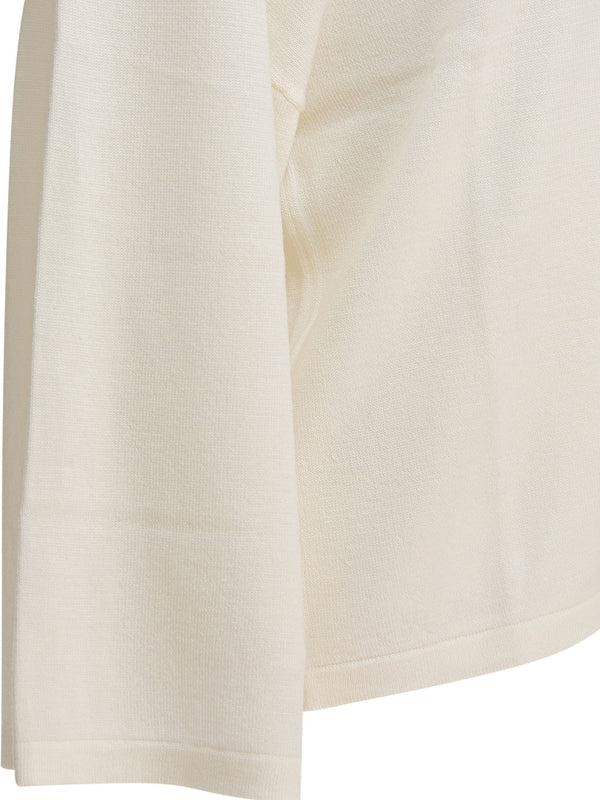 Khaite White Knitted