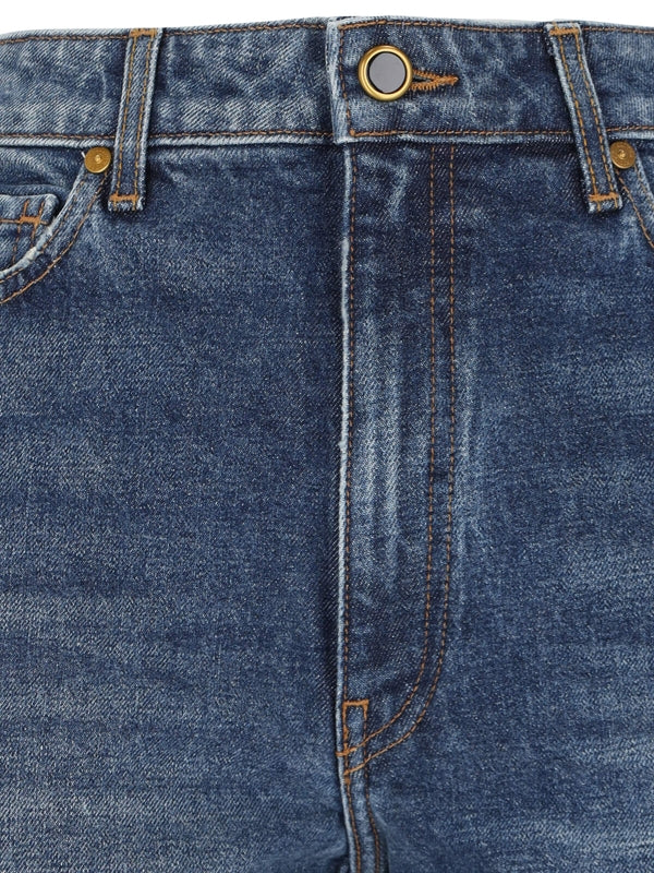 KHAITE - Danielle Straight Denim Pants - Jente