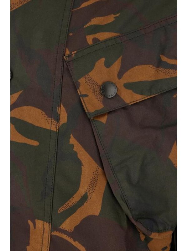 Camouflage Pattern Hood Parka