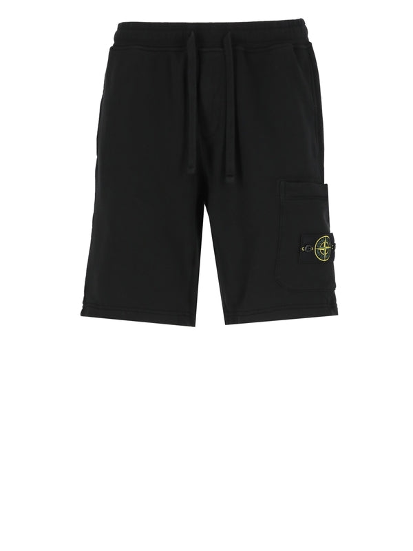 Wappen Patch Cotton Shorts