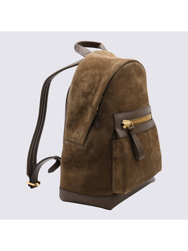 Tom Ford Brown Backpacks
