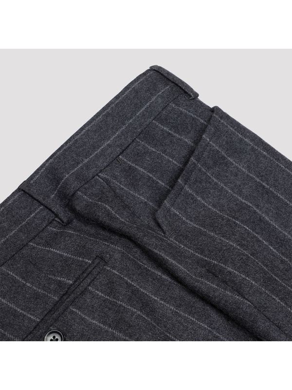 Pinstripe Wool Suit