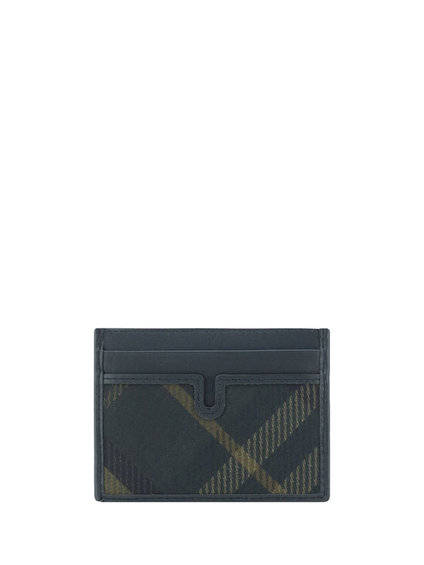 BURBERRY - Check Canvas Card Wallet - Jente
