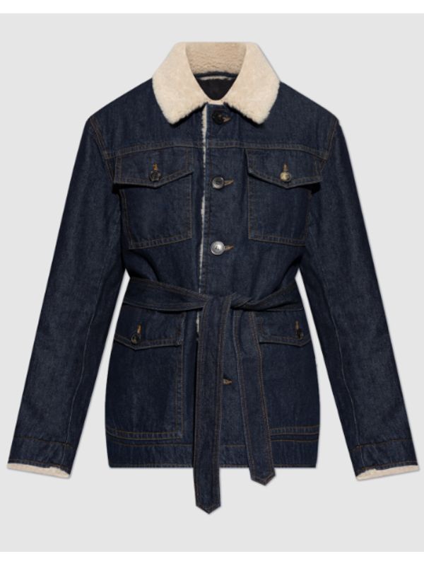 Shearing Collar Denim Jacket