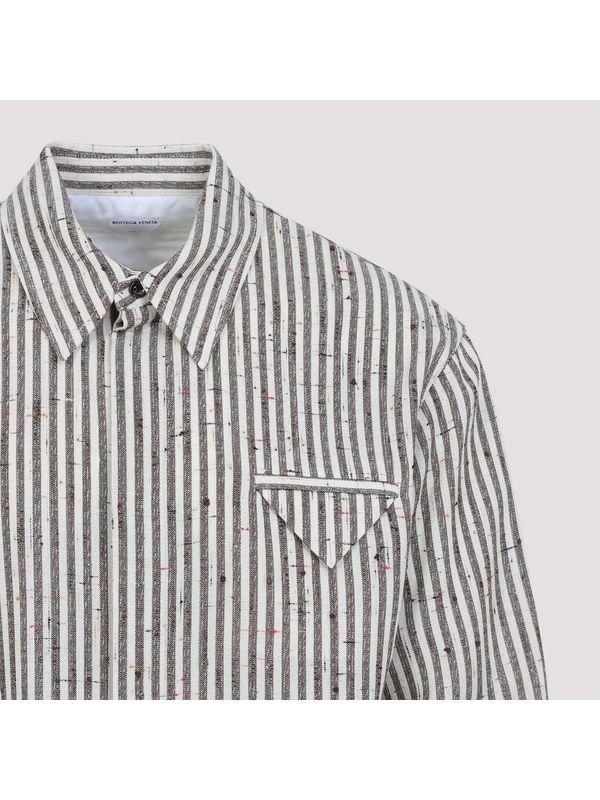 Logo Pocket Pinstripe Shirt