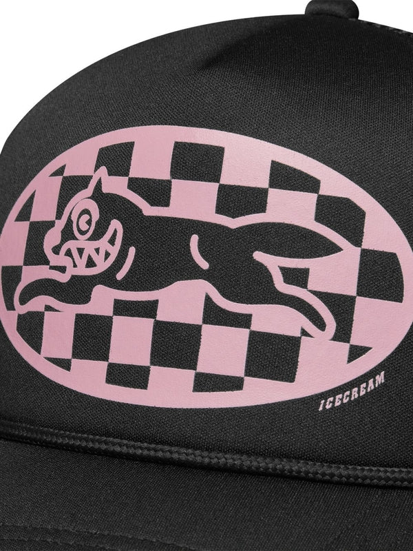 Ice Cream Black Ball Cap