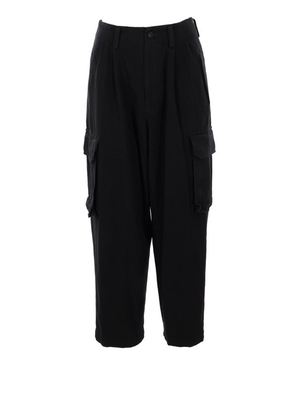 Y'S Trousers Black Casual Pants - jentestore_global