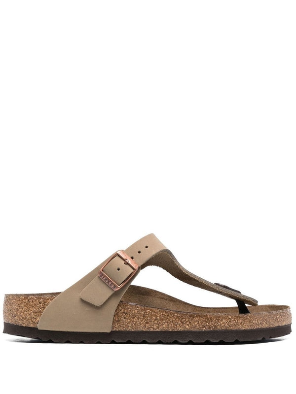 Birkenstock Beige Flip Flops