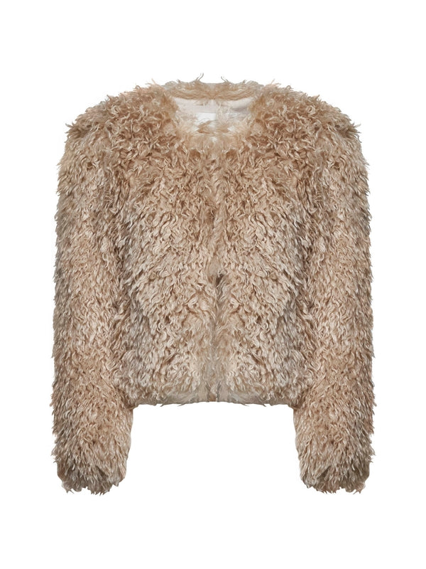 FAUSTINE Faux Fur Jacket