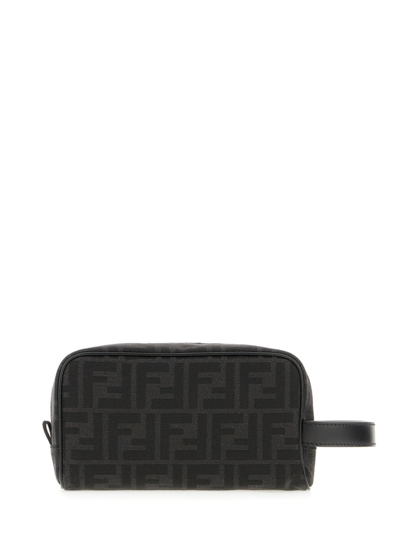 FF Jacquard Strap Pouch Bag