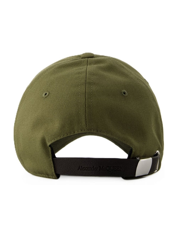 Alexander Mcqueen Khaki Cap