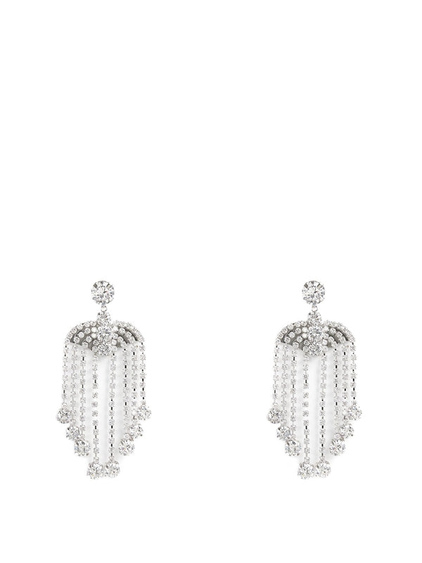 Crystal Detail Drop Earrings