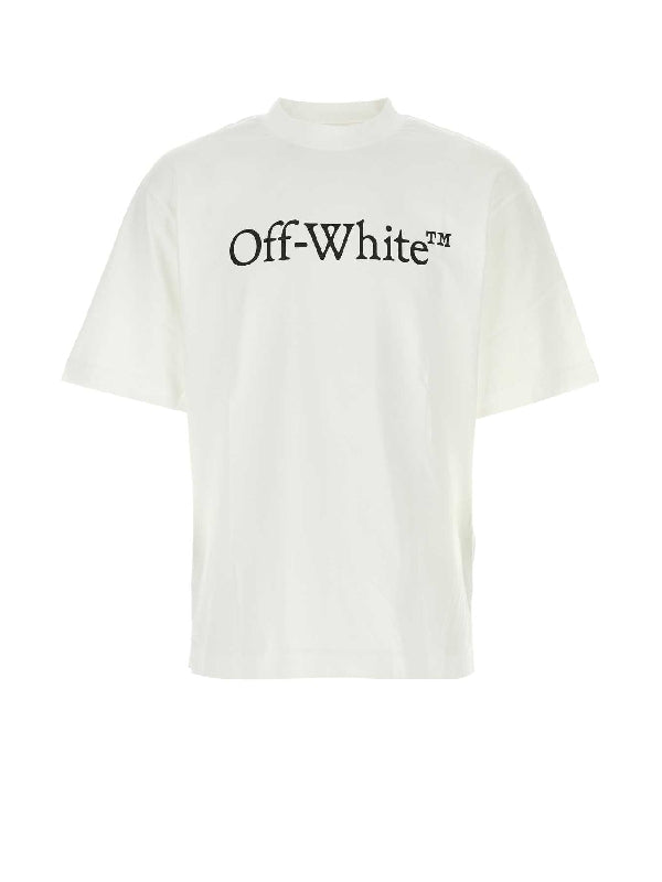 T-SHIRTS OMAA120C99JER008 0110 White Half Sleeve