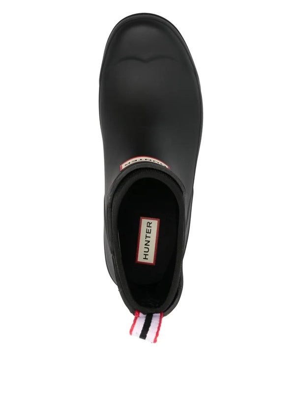 Hunter Black Ankle Boots