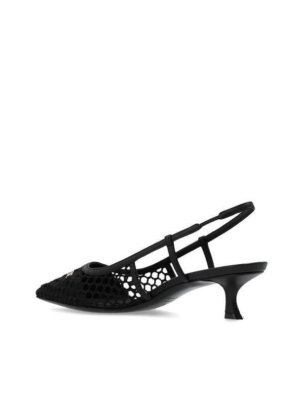 Klizia Bow Openwork Sandal Heels