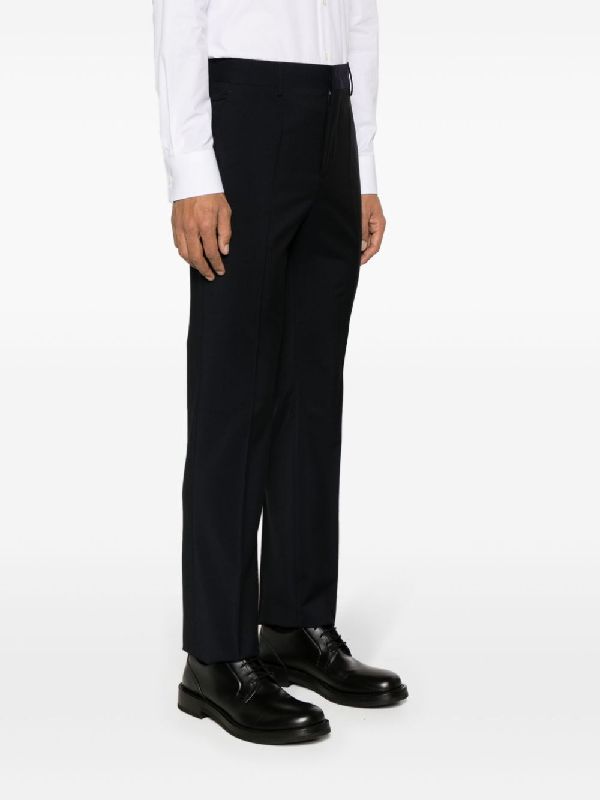 Wool Blend Tailored Pants