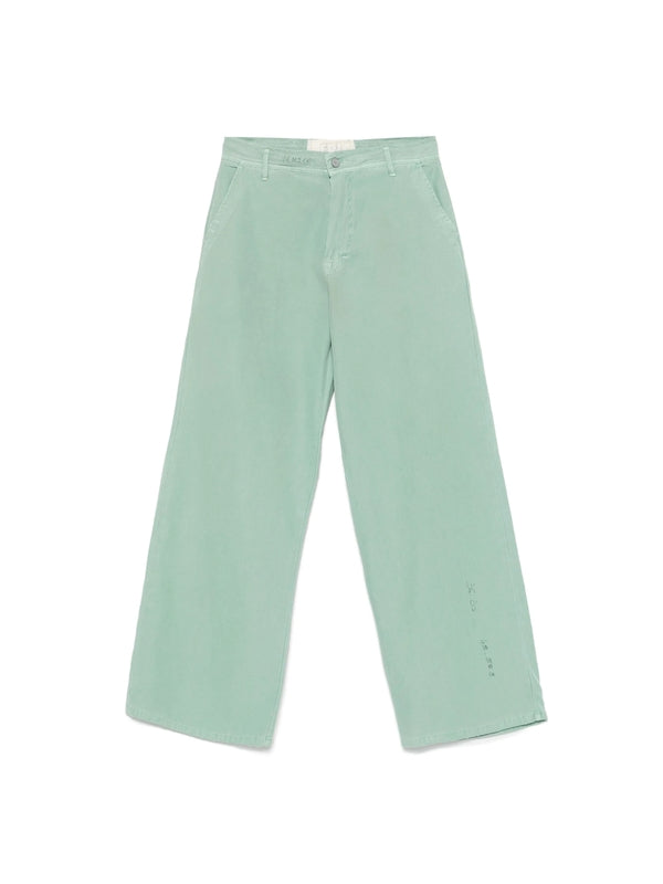 Straight Cotton Pants