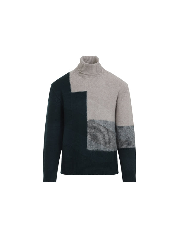 Z Zegna Green Knitted