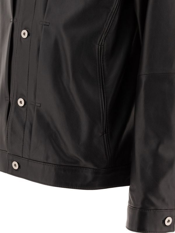 Fast Pocket Leather Jacket