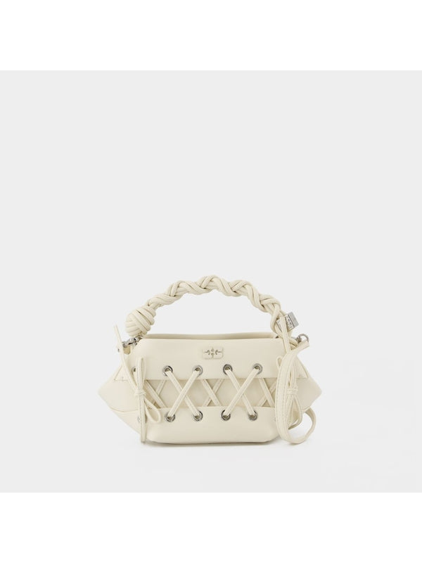 Bou Logo Lace Up Tote Bag