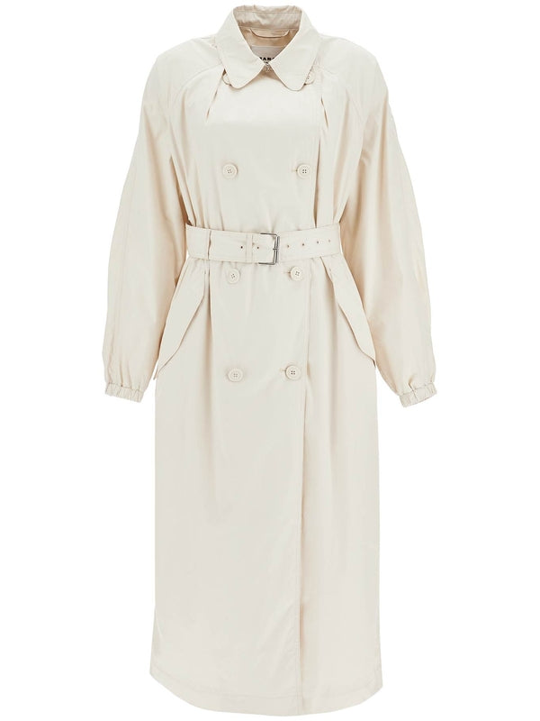 Belt Cotton Blend Trench Coat