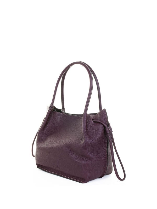 Tod'S Burgundy Tote Bags