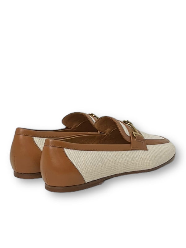 Chain Link Decor Slip-On Loafers