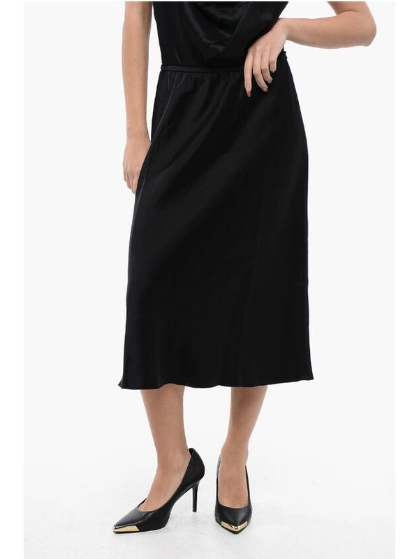 Zarina Banding Satin Skirt