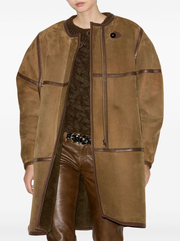 Adael Shearling Lambskin Coat