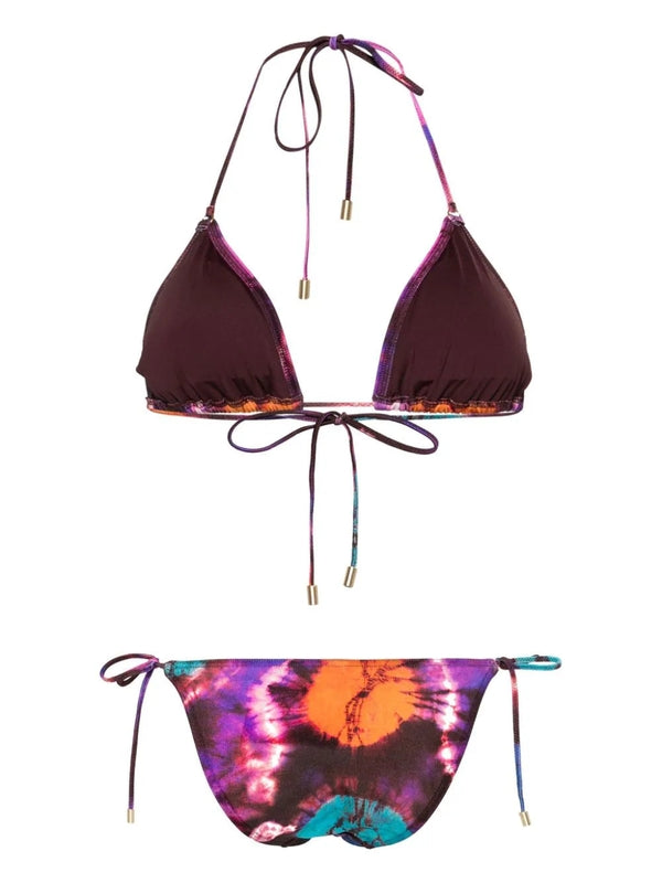 ACADIAN Tie-Dye Printing Bikini Set