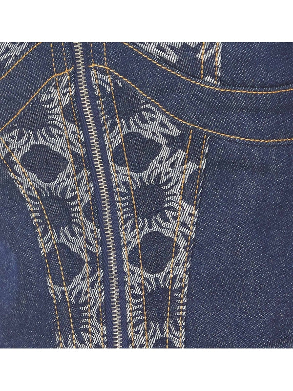 Amiri  Top Blue Sleeveless