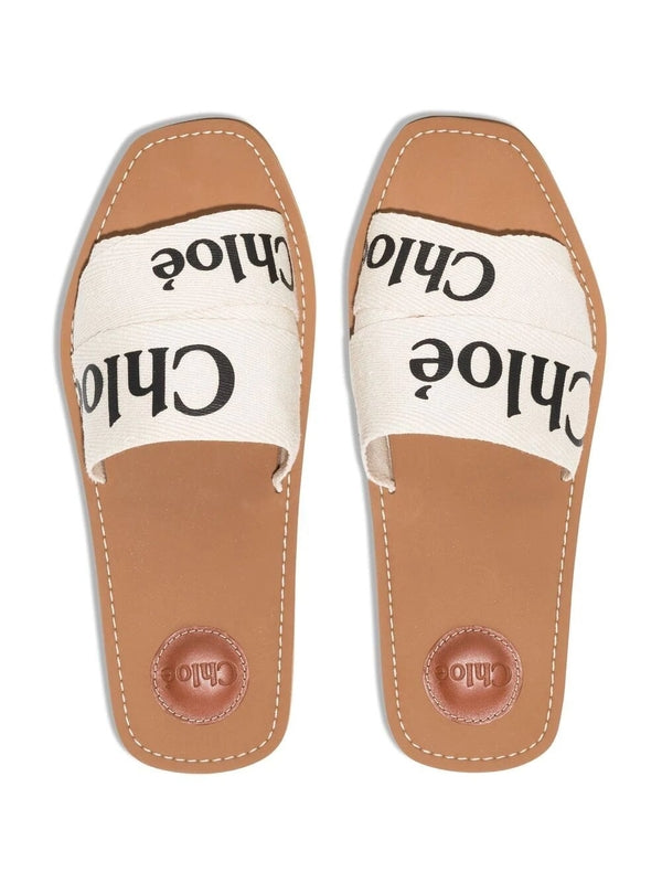 Woody Logo Mule Slides