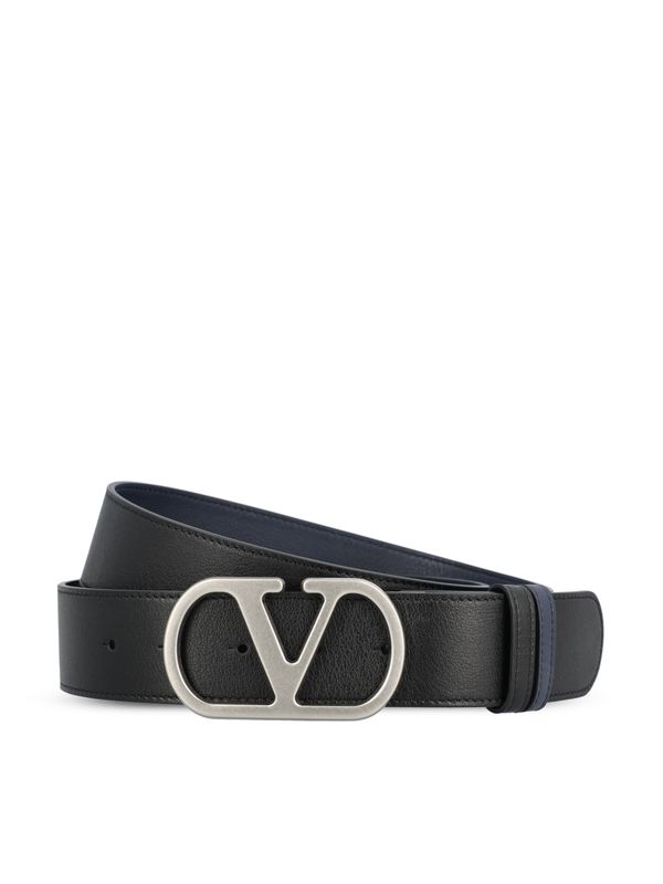 Valentino Black Leather Belts