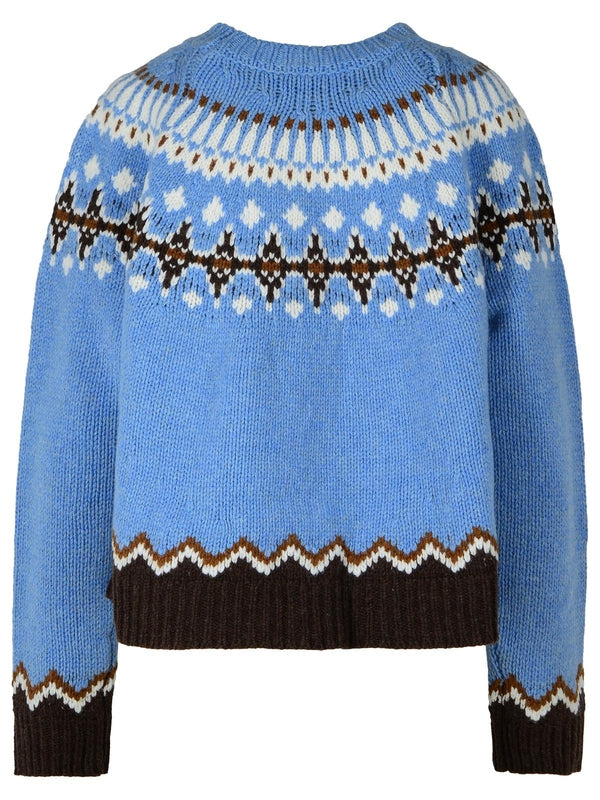 Jacquard Pattern Wool Knit