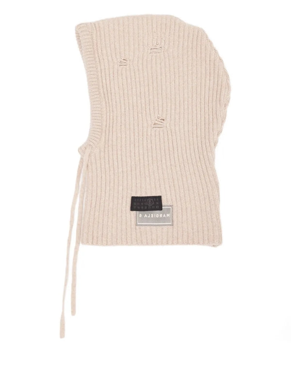 Mm6 Maison Margiela Beige Balaclava