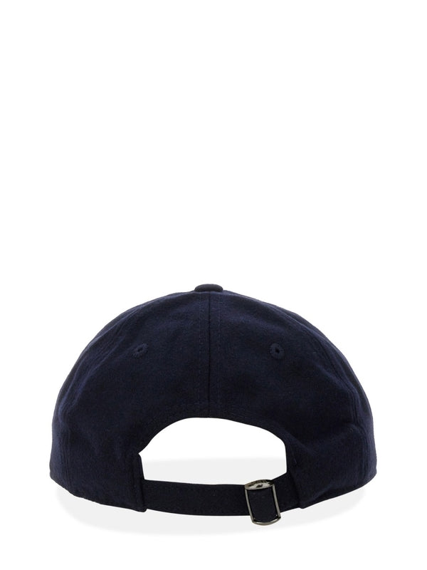 Logo Embroidered Wool Baseball Cap