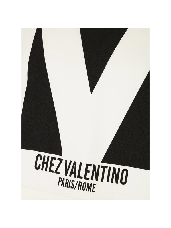 Valentino White Hoodies