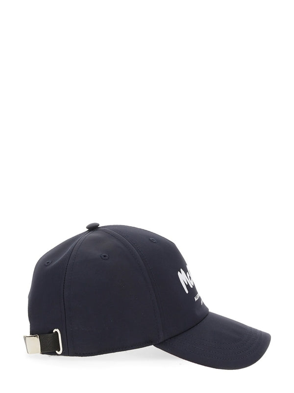 Alexander Mcqueen Blue Cap