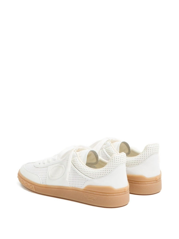 Valentino White Low Top Sneakers