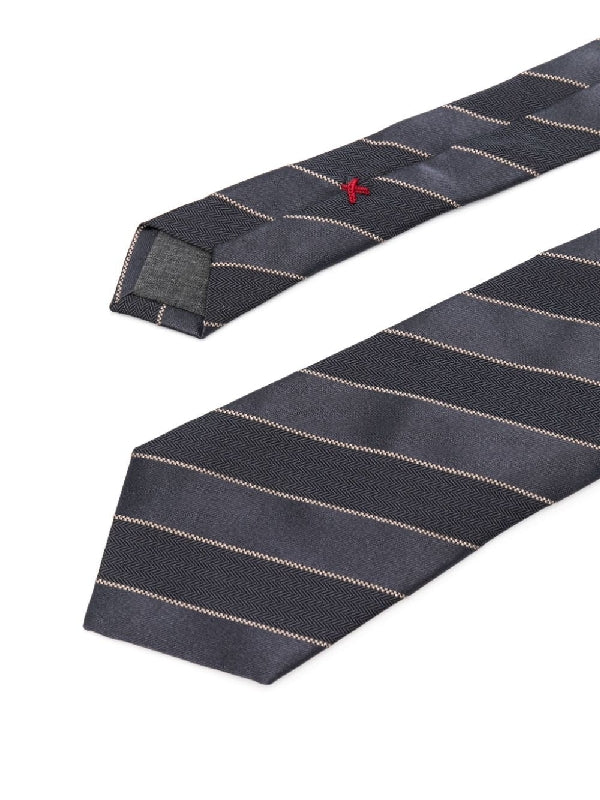 Stripe Silk Necktie