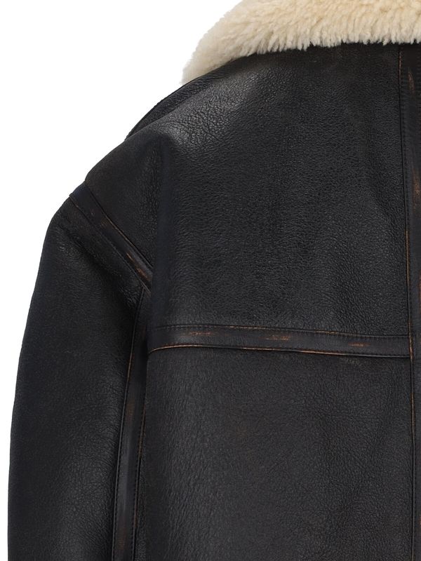 Shearling Leather Jacket