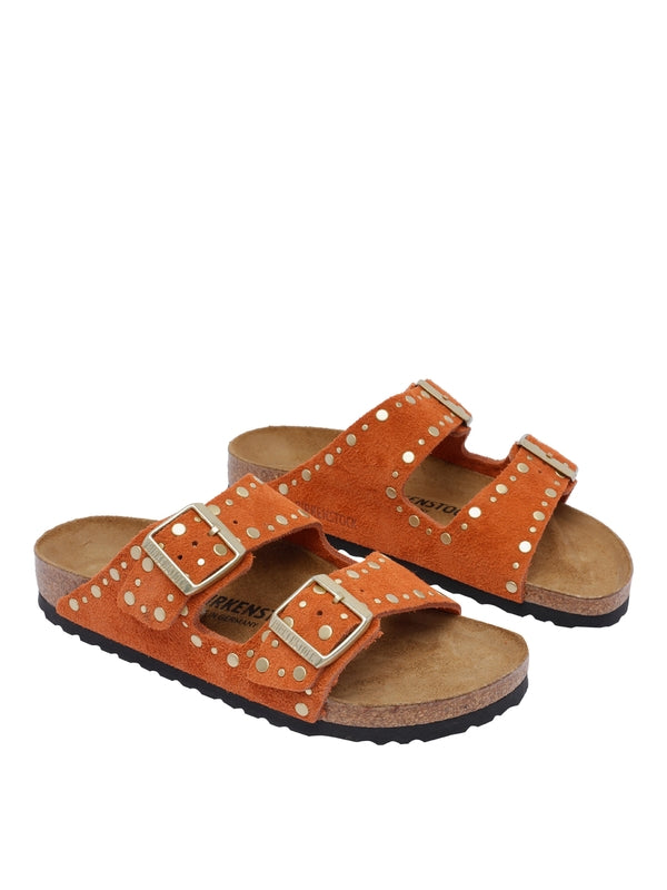 Arizona Buckle Suede Sandals