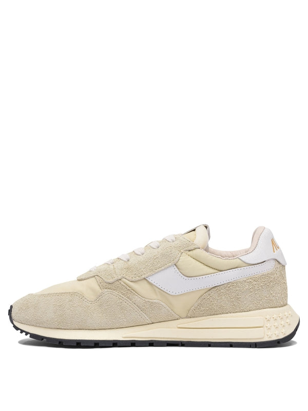 Autry Beige Low Top Sneakers