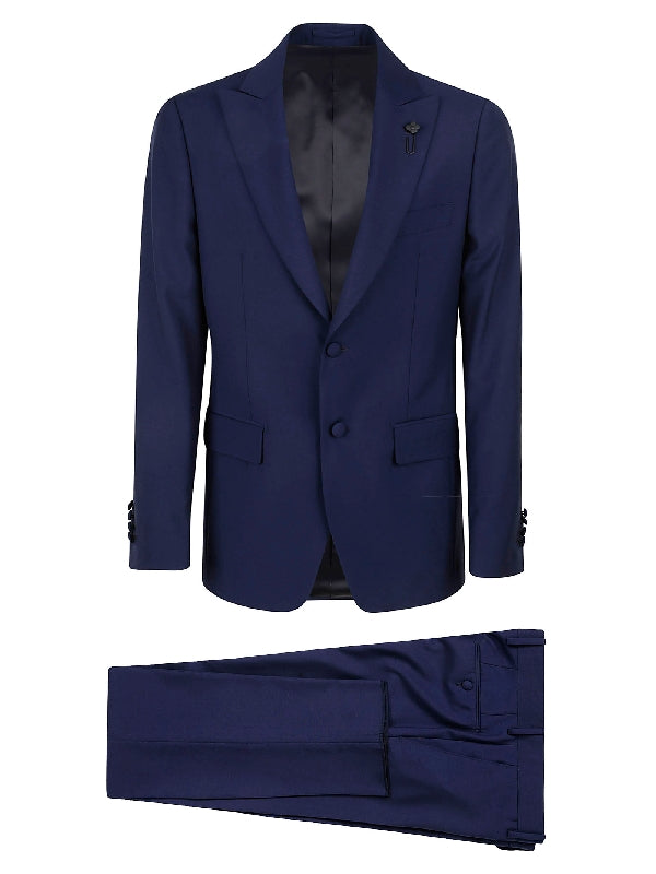 Boutonniere Navy Setup Suit