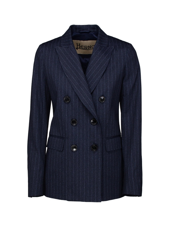 Stripe Double Tailored Jacket