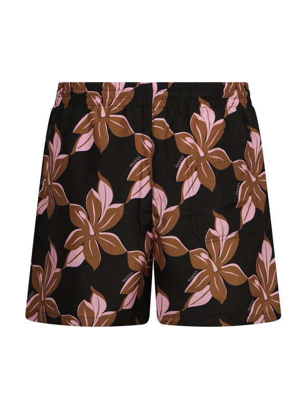 Allover Printing Swim Pants