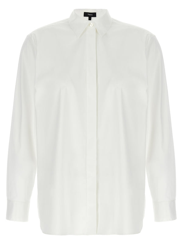 Theory White Shirt & Blouse