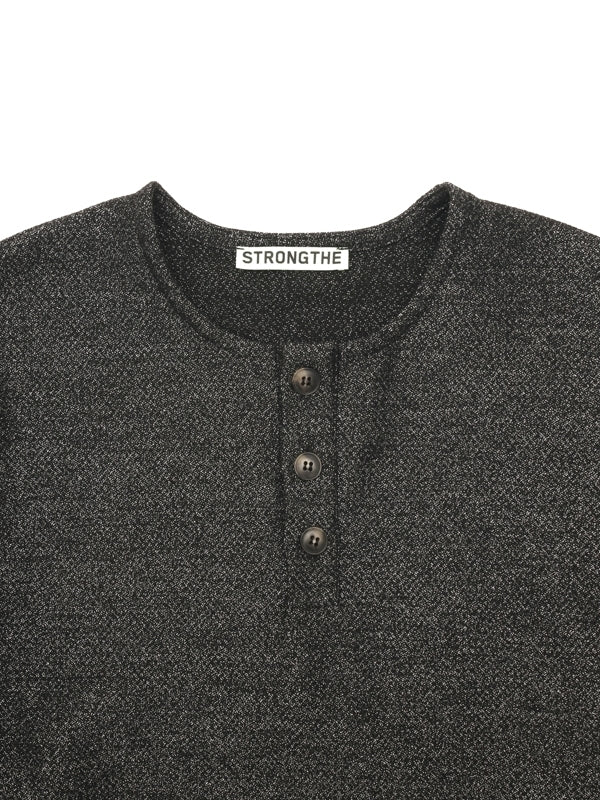 LIFTED Multi-Strap Metal Henley Top