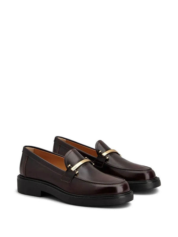 Tod'S Burgundy Loafers
